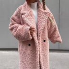 Damen Kuschelige Teddyfelljacke im eleganten Oversize-Design R&B