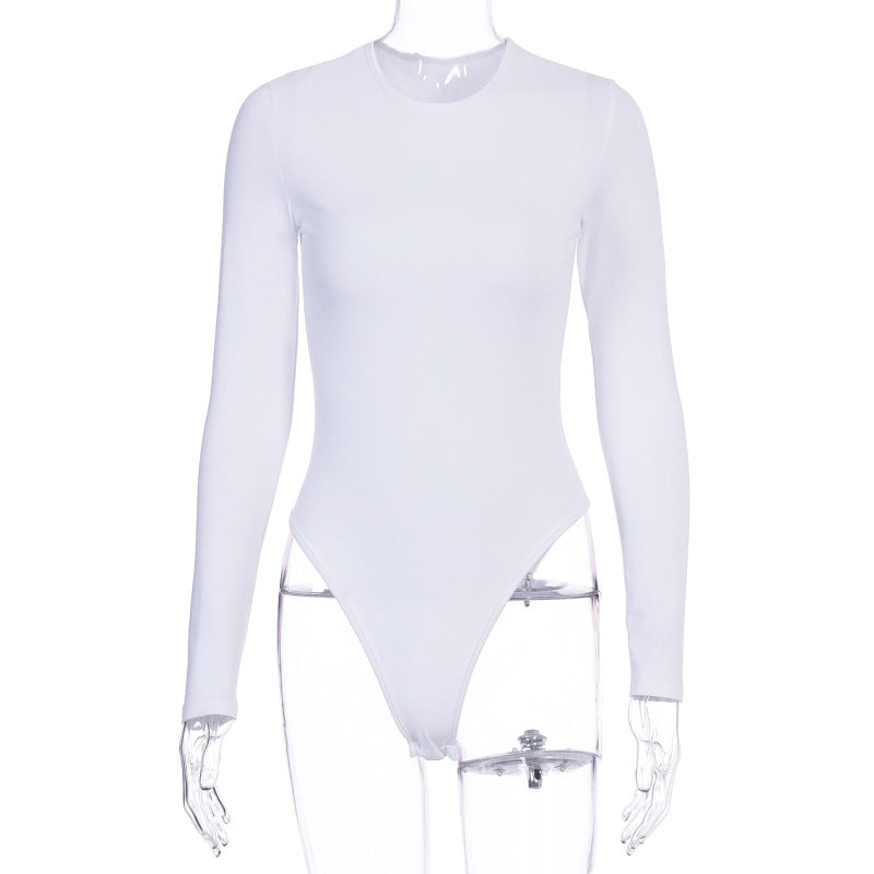 Damen Langarm-Bodysuit aus hautfreundlichem Stretchmaterial R&B