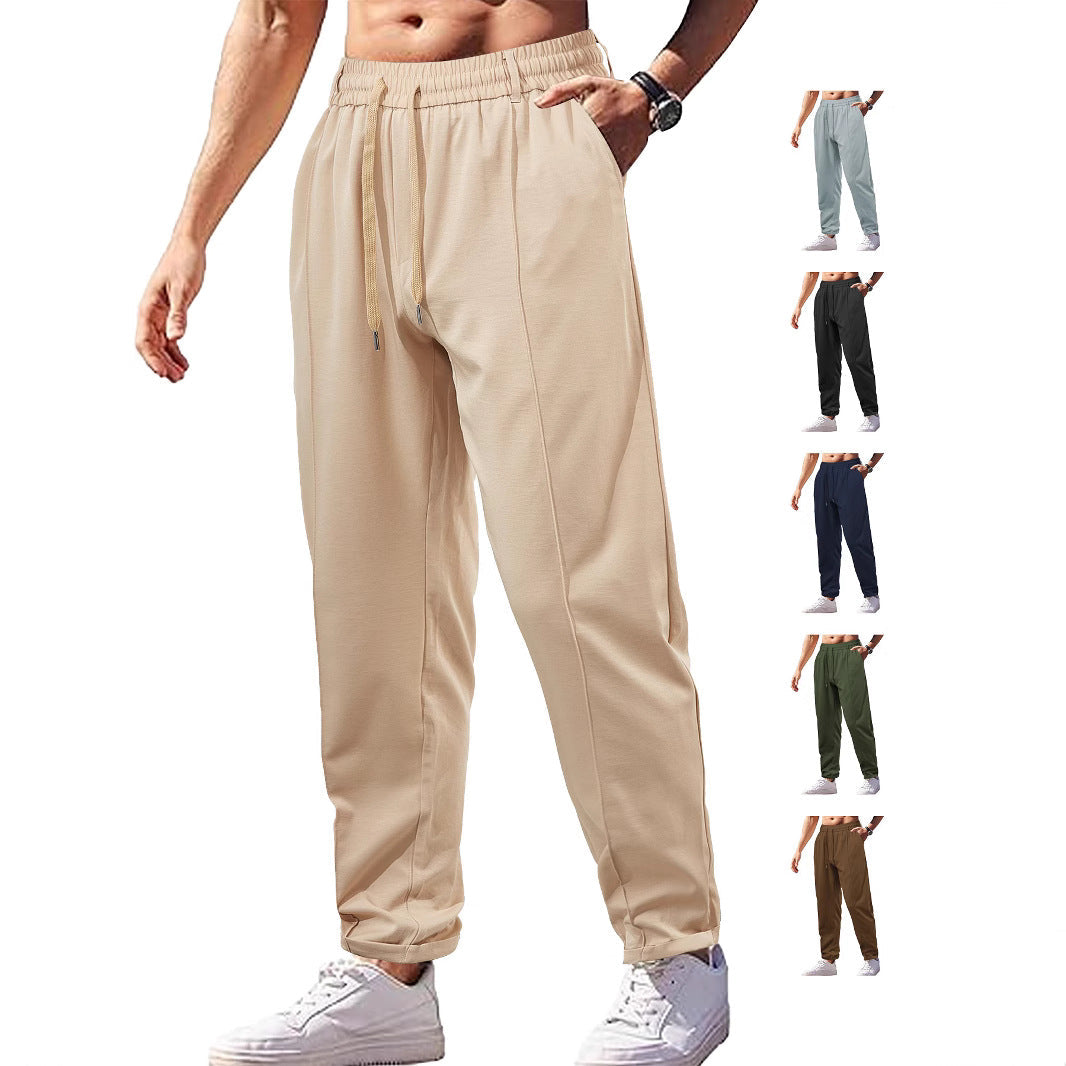 Herren funktionale Freizeithose mit elastischem Bund und praktischen Seitentaschen R&B