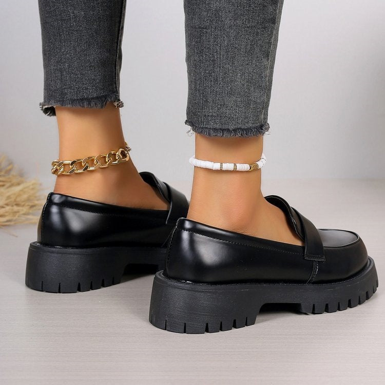 Damen klassische Loafer mit rutschfester Sohle R&B