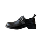 Damen Elegante Brogues mit Schnallenverschluss und geflochtenem Detail R&B