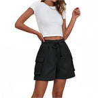 Damen Casual Cargo Shorts R&B