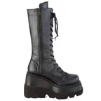 Damen Schnürstiefel im Urban-Style mit stabiler Sohle R&B