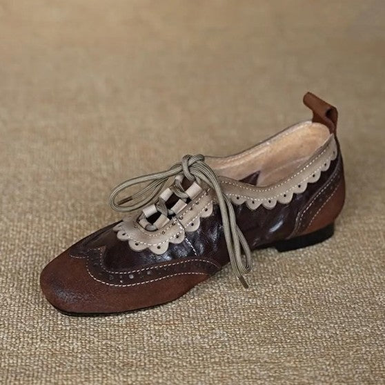 Damen elegante Ballerinas mit verspieltem Riemchen-Design R&B