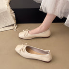 Damen Ballerinas mit süßem Schleifen-Design und komfortabler Sohle EB