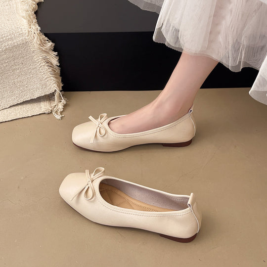 Damen Ballerinas mit süßem Schleifen-Design und komfortabler Sohle R&B