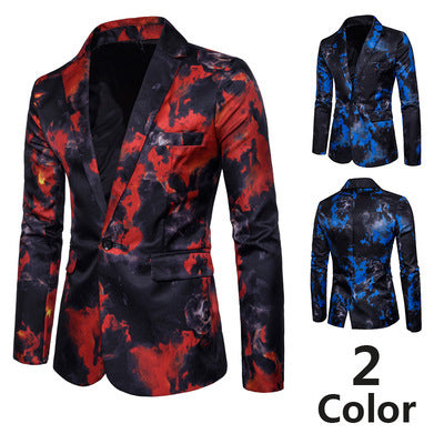Herren modischer Blazer mit kunstvollem Farbverlauf R&B