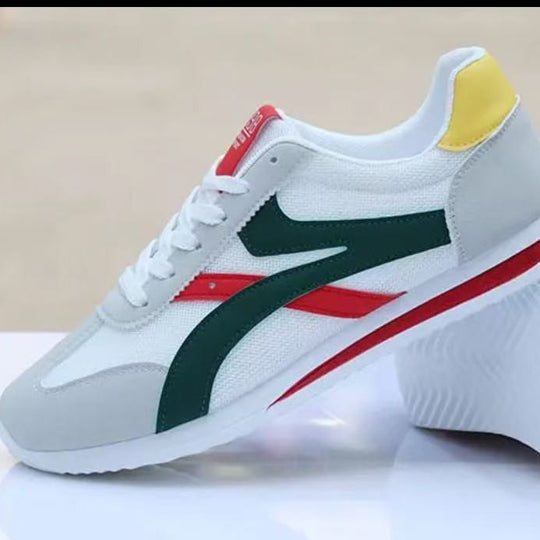 Damen Sportlich-Style Sneakers mit atmungsaktiver Oberflächenstruktur und stabiler Sohle R&B
