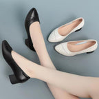 Damen Elegante Pumps mit modischem Blockabsatz und detailverliR&Btem Obermaterial R&B
