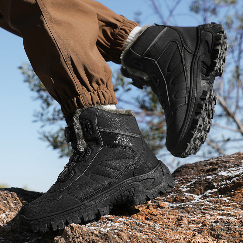 Damen Winterwanderstiefel mit rutschfester Sohle und wärmendem Futter R&B