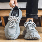 Damen Sportliche Chunky Sneakers mit atmungsaktiver Mesh-Oberfläche und flexibler Laufsohle R&B