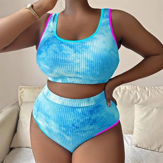 Damen Sportiv geschnittenes Bikini-Set R&B
