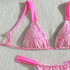 Damen Triangel-Bikini mit eleganten Spitze-Details R&B