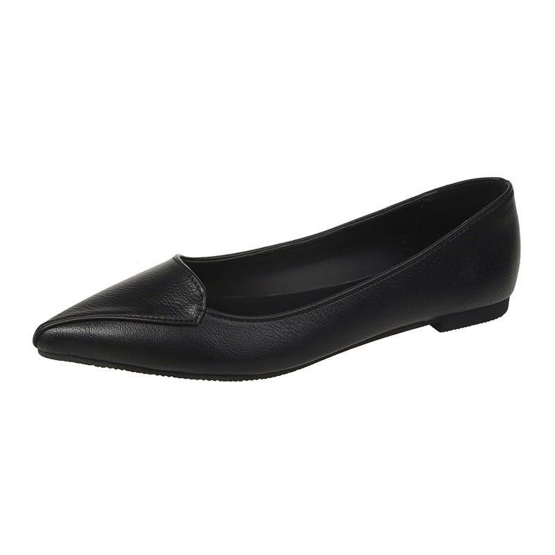 Damen spitze Ballerinas aus hochwertigem Leder R&B
