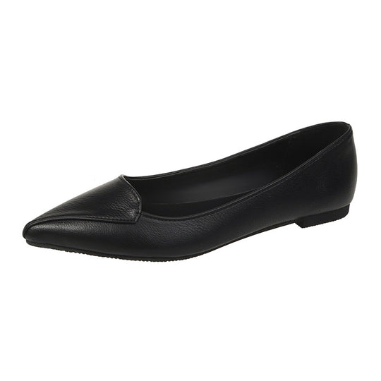 Damen spitze Ballerinas aus hochwertigem Leder R&B