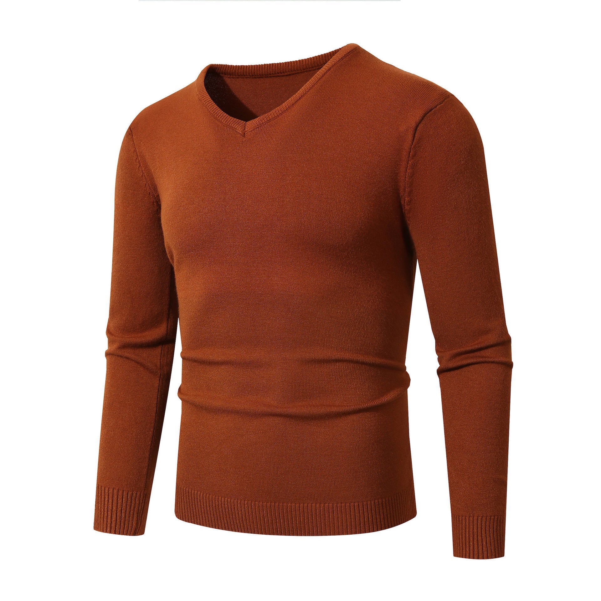 Herren V-Ausschnitt Pullover aus hochwertiger Baumwolle R&B
