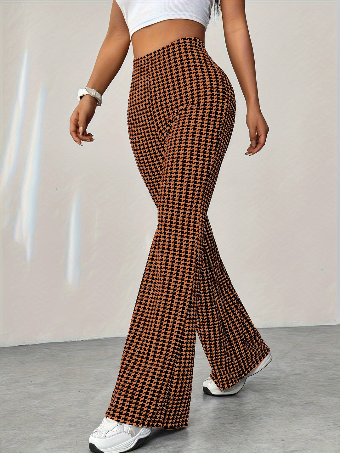 Damen Flared Hosen R&B