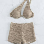 Damen Einseitiger Bikiniset mit raffinierter Raffung R&B