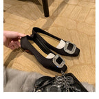 Damen Ballerinas mit eleganter Schnalle