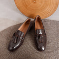 Damen Mokassins mit modischen Quasten und eleganter Sohle