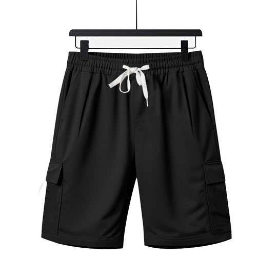 Herren nan elastische Cargo-Bermuda mit Kordelzug und Mehrfachtaschen R&B