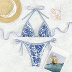 Damen Triangel-Bikini mit raffinierten Schnürdetails R&B