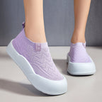 Damen Bequeme Slip-On Sportschuhe mit stoßdämpfendem Fußbett R&B