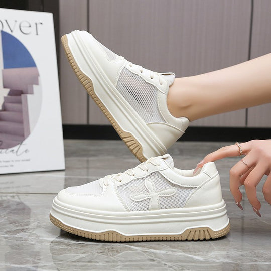 Damen Sportliche Sneakers mit atmungsaktivem Mesh-Obermaterial und dämpfender Laufsohle R&B