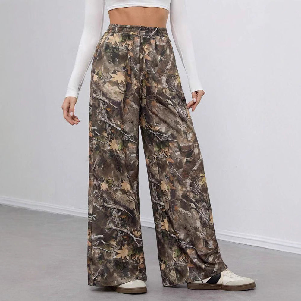Damen weite Camouflage-Hose R&B