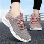 Damen Sportliche Strick-Sneaker mit elastischem Anpassungsprofil R&B