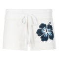 Damen Sportliche Short mit floralem Druck R&B