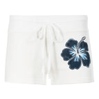 Damen Sportliche Short mit floralem Druck R&B
