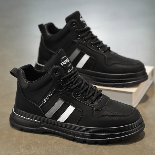 Damen Sportliche High-Top Sneakers mit rutschfester Sohle und atmungsaktivem Obermaterial R&B