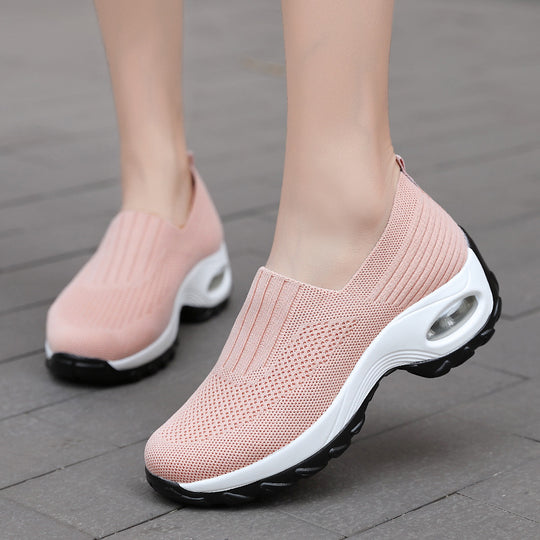 Damen Komfortable Slip-On Sportschuhe mit atmungsaktivem Obermaterial R&B