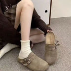 Damen Bequeme Clogs mit modischem Kettenverschluss