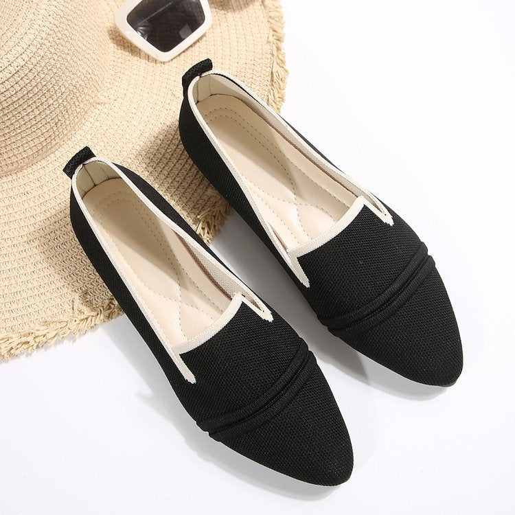 Damen elegante und bequeme Slip-On Ballerinas R&B