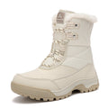 Damen isolierte Winterstiefel mit rutschfester Sohle und weichem Innenfutter R&B