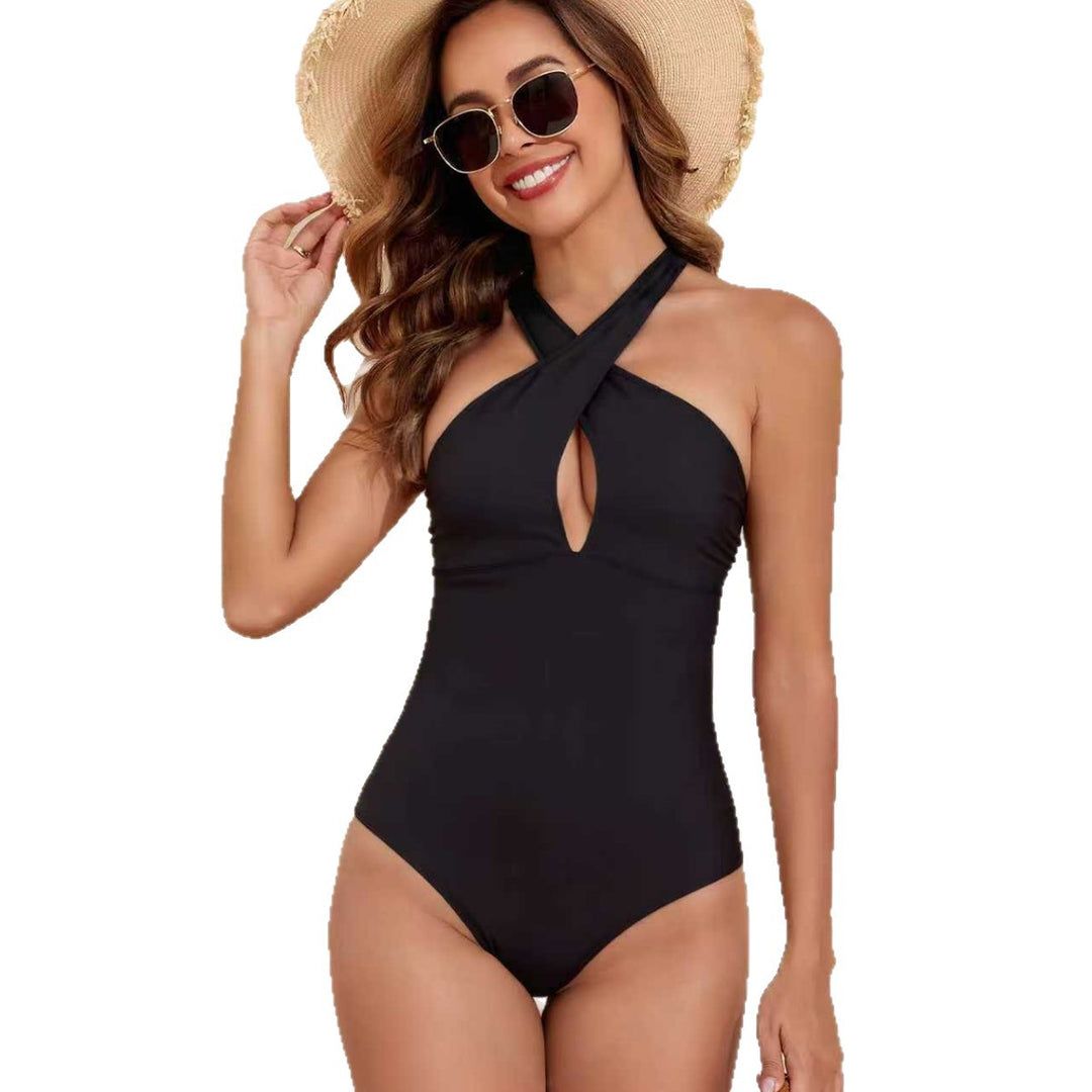 Damen Trendy Einteiler Badeanzug R&B