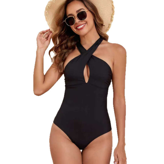 Damen Trendy Einteiler Badeanzug R&B