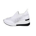 Damen Sportliche Sneakers mit funkelnden Strassdetails R&B