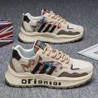 Damen Modische Sneakers mit einzigartigem Ethno-Muster und dämpfendem Sohlenprofil R&B