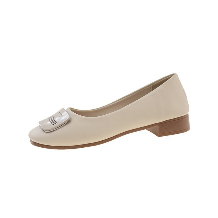 Damen Bequeme Pumps mit quadratischer Schuhspitze R&B