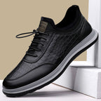 Herren modische Sneaker mit edlem Schlangenmuster