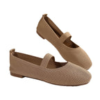 Damen Ballerinas mit Komfort-Sohle und elastischem Riemen