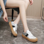 Damen Plattform Sneaker mit atmungsaktiver Oberfläche und rutschfester Sohle R&B