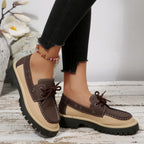 Damen Stilvolle Boots mit robustem Sohlenprofil und modischem Schnürsystem R&B