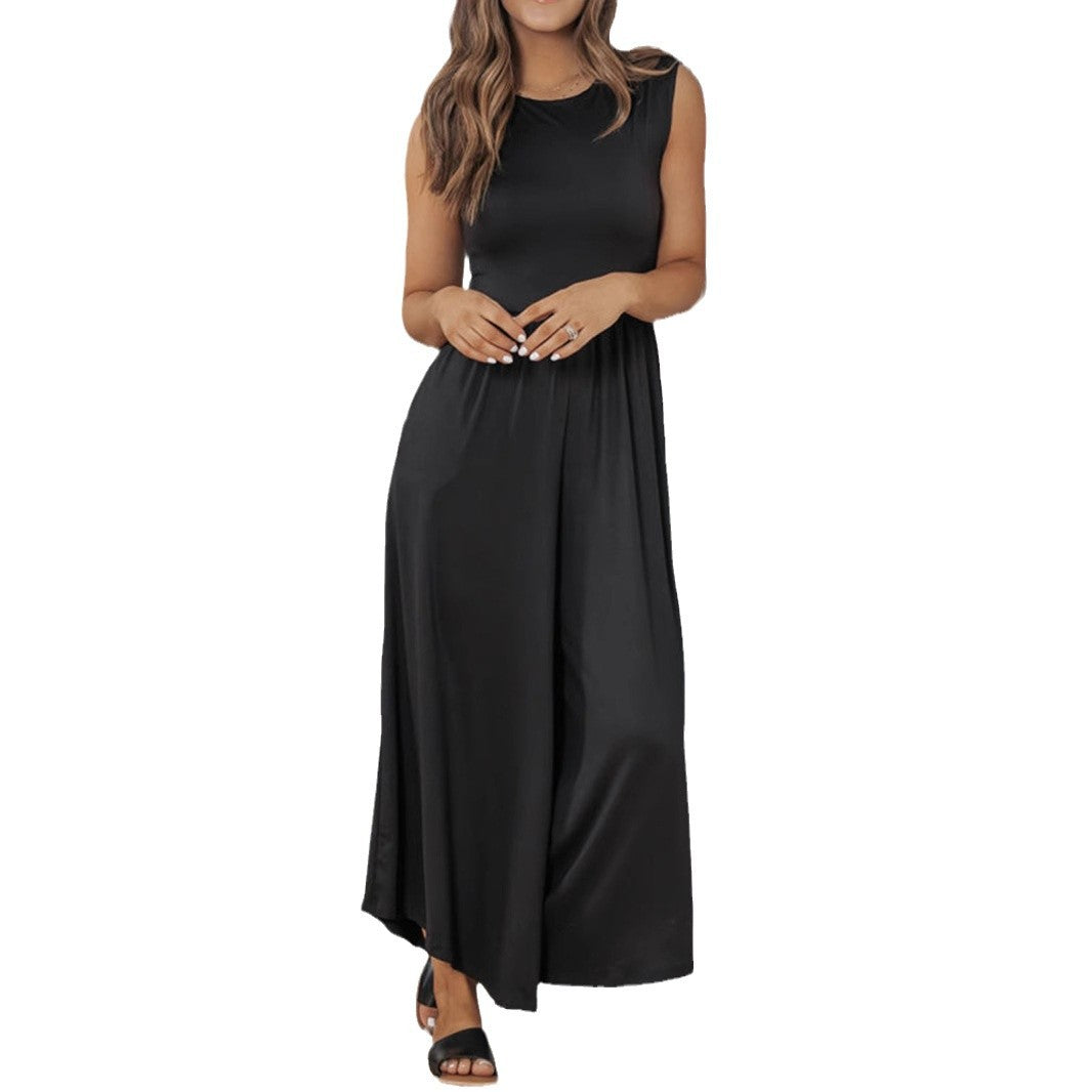 Damen Elegantes Maxikleid mit fließendem Schnitt R&B