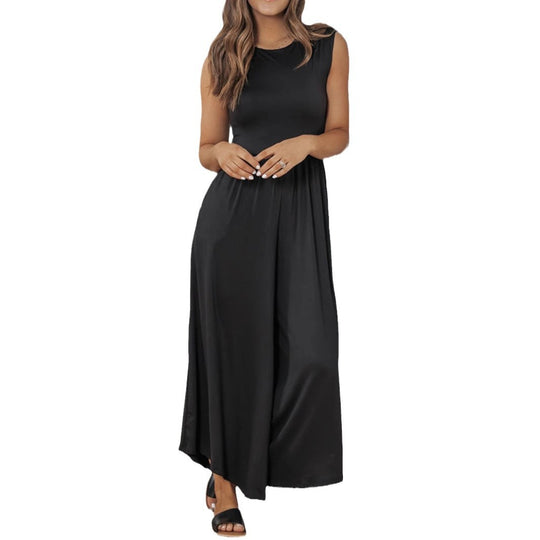Damen Elegantes Maxikleid mit fließendem Schnitt R&B