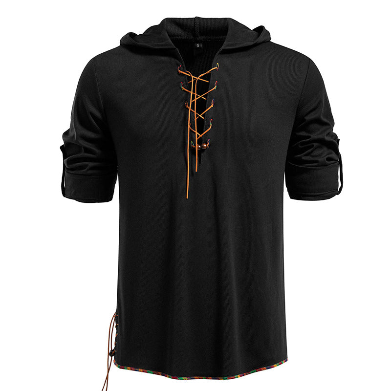 Damen Kapuzenpullover mit einzigartigem Kordelzug und lässigem Schnitt R&B