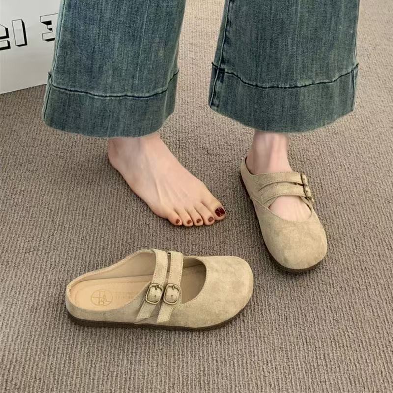 Damen Komfortabel Clogs mit doppeltem Riemchen R&B